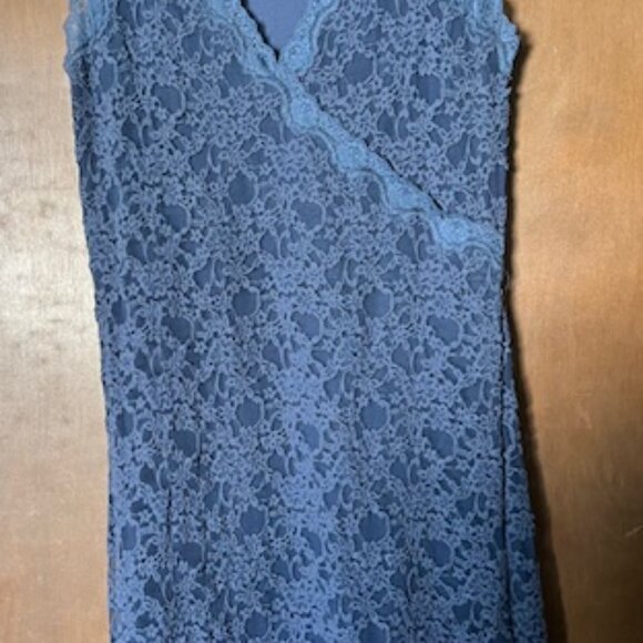 Rosemunde Blue Lace Cocktail Dress - Picture 3 of 6